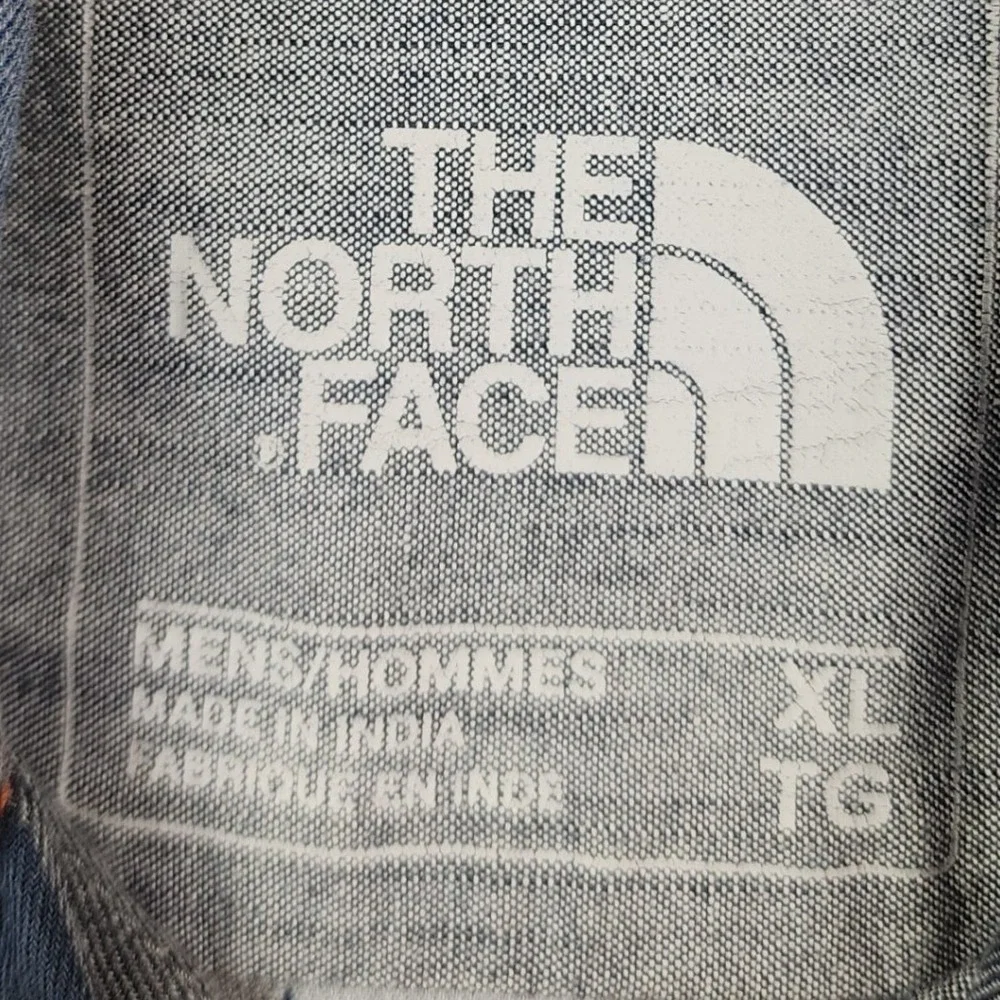 The North Face XL Blue Grey Plaid Button Down Shirt Long Sleeve Gorpcore Outdoor
